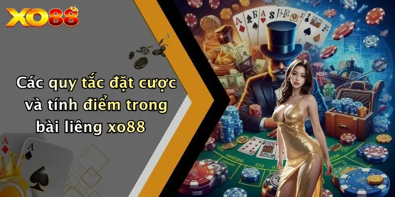 Các quy tắc đặt cược và tính điểm trong bài liêng XO88