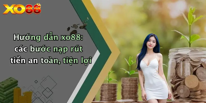 XO88 hướng dẫn các bước nạp rút tiền an toàn, tiện lợi